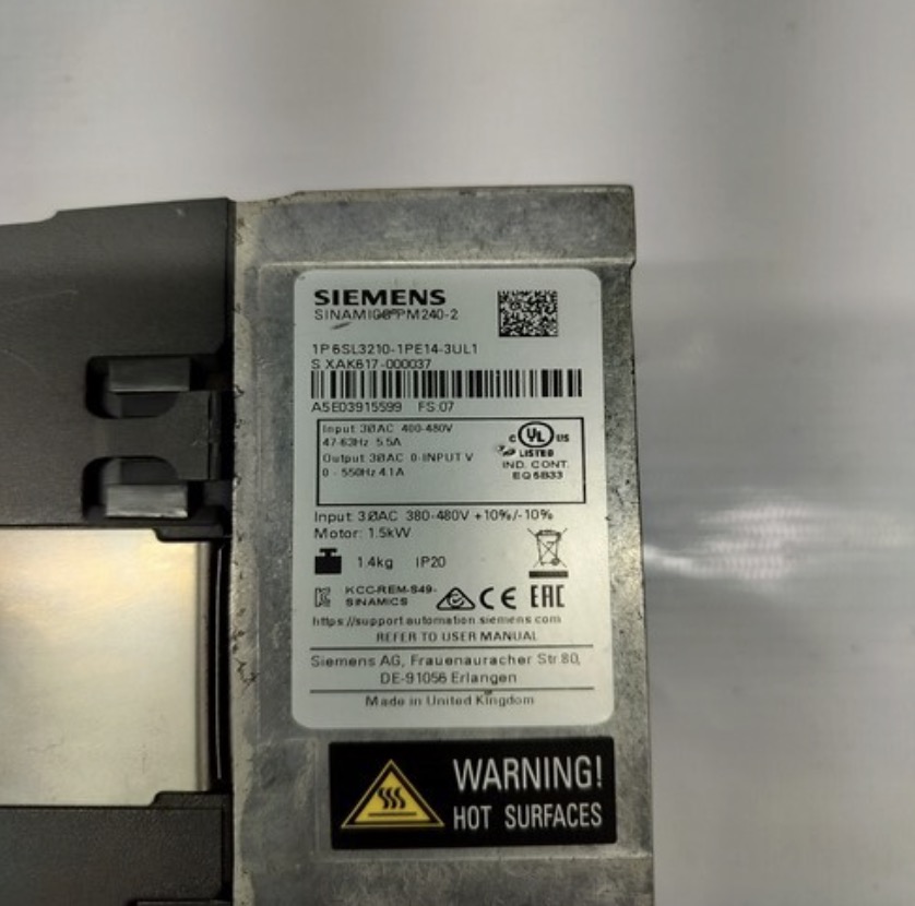 Siemens 6SL3210-1PE14-3UL1 Siemens 6SL3210-1PE14-3UL1